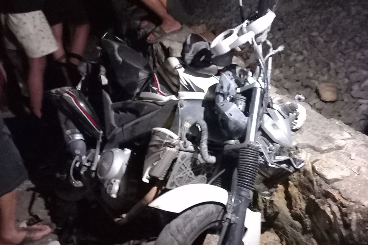 Dua orang pengendara sepeda motor tertabrak kereta api di Natar Lamsel
