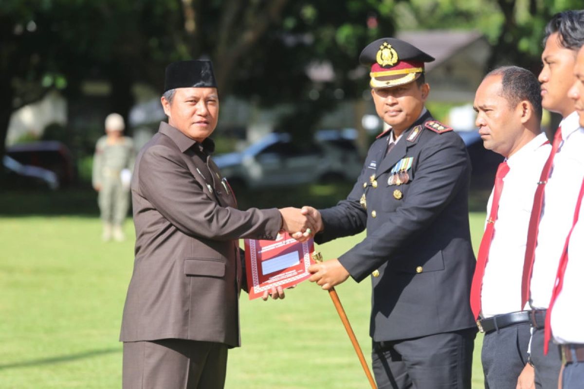 Polres Lampung Barat terima penghargaan ungkap kasus pembunuhan anak