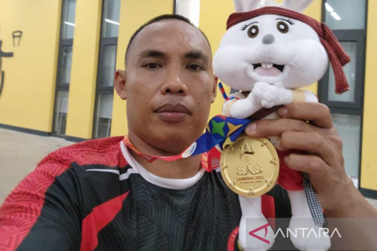 Riadi Saputra bangga sumbang emas Indonesia di APG Kamboja