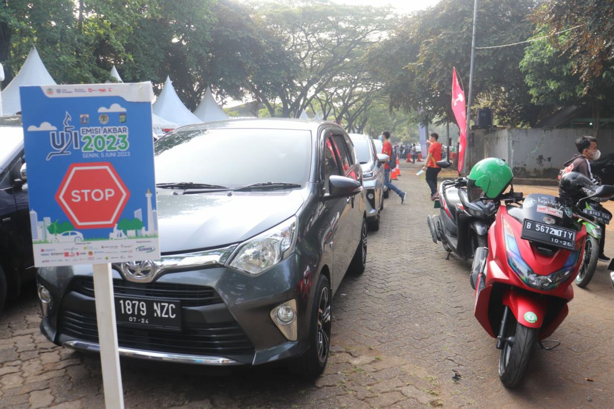 jakarta: Fine for motorized vehicles not tested for emissions