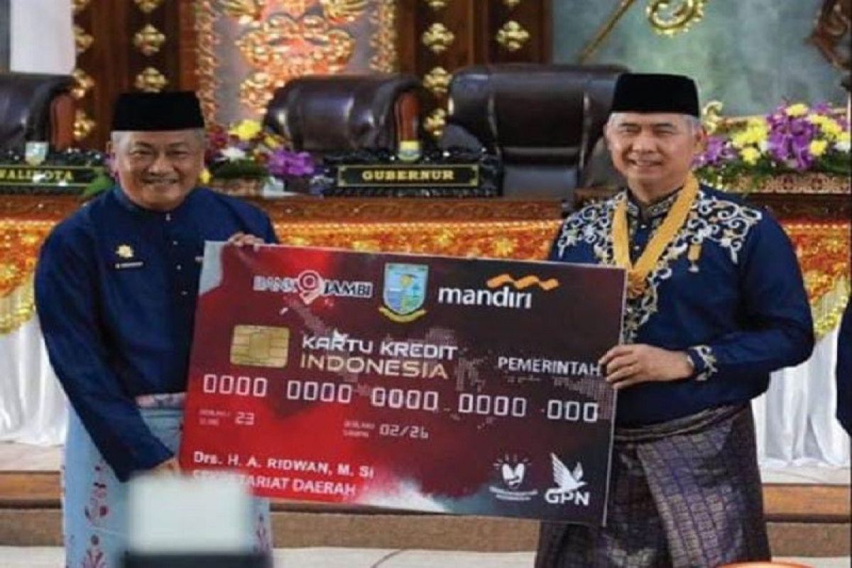 Bank Jambi terbitkan Kartu Kredit Pemerintah Daerah