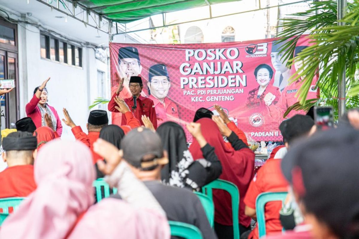 PDIP Surabaya dirikan Posko Ganjar Presiden di Kampung Soekarno