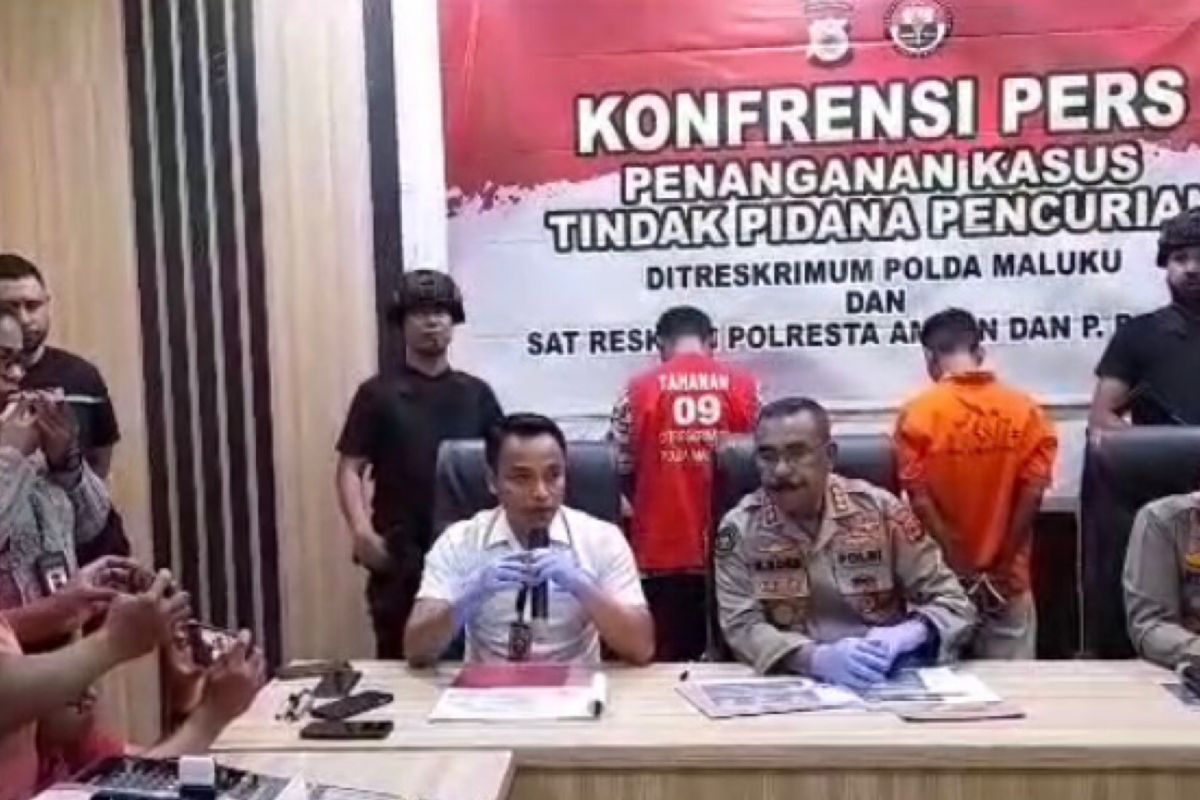 Polda Maluku tangkap pelaku pencurian  sistem suara  gereja