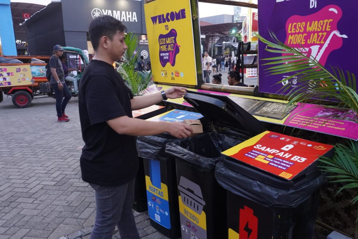 Tiga hari gelaran Java Jazz 2023 hasilkan sembilan ton sampah