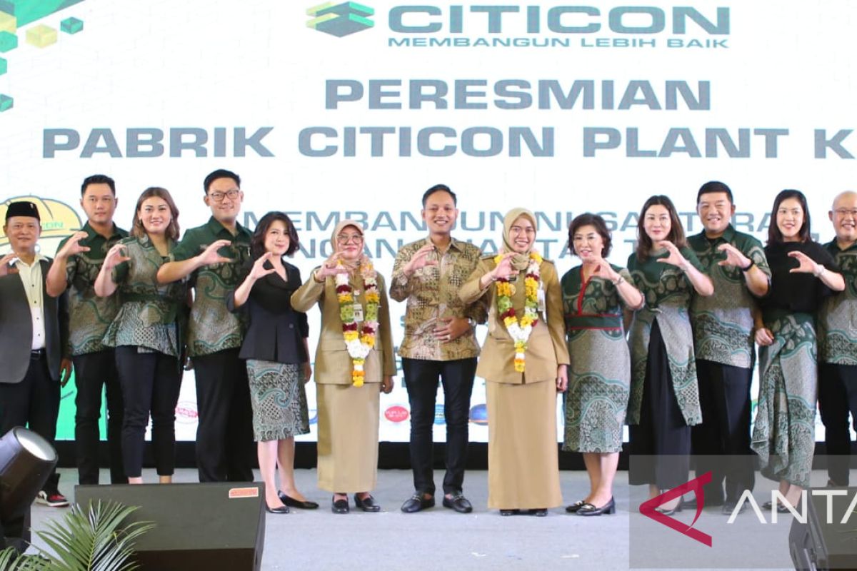 Citicon Indonesia meresmikan pabrik plant ke-5 di Semarang