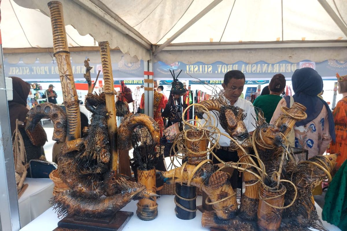 South Sulawesi exhibits featured crafts at 2023 MNEK