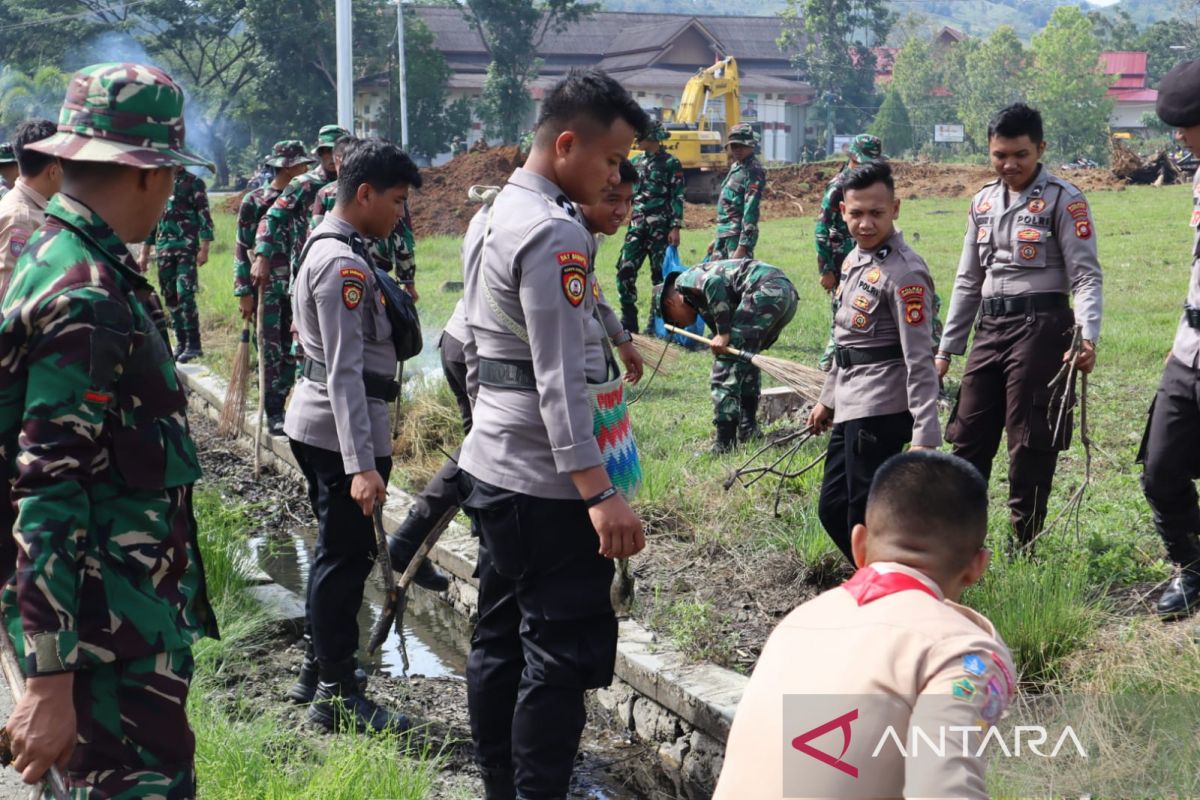 Polres Gorontalo Utara gelar Karya Bhakti HUT Bhayangkara