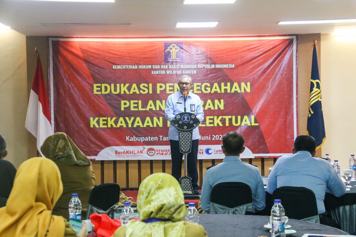 Perbincangan isu kekayaan intelektual meningkat, Upaya Kemenkumham Banten berikan edukasi pencegahan pelanggaran