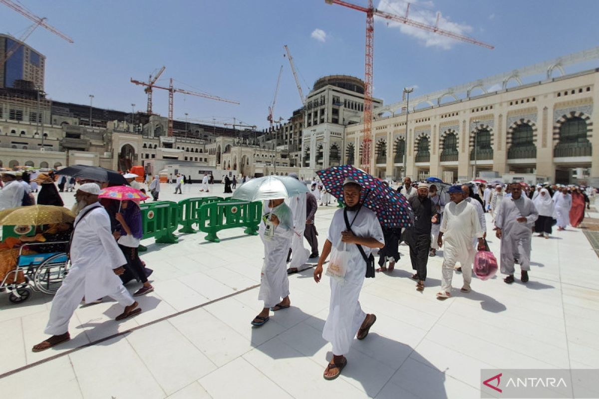 Cuaca Mekkah panas, jamaah diimbau jaga kesehatan