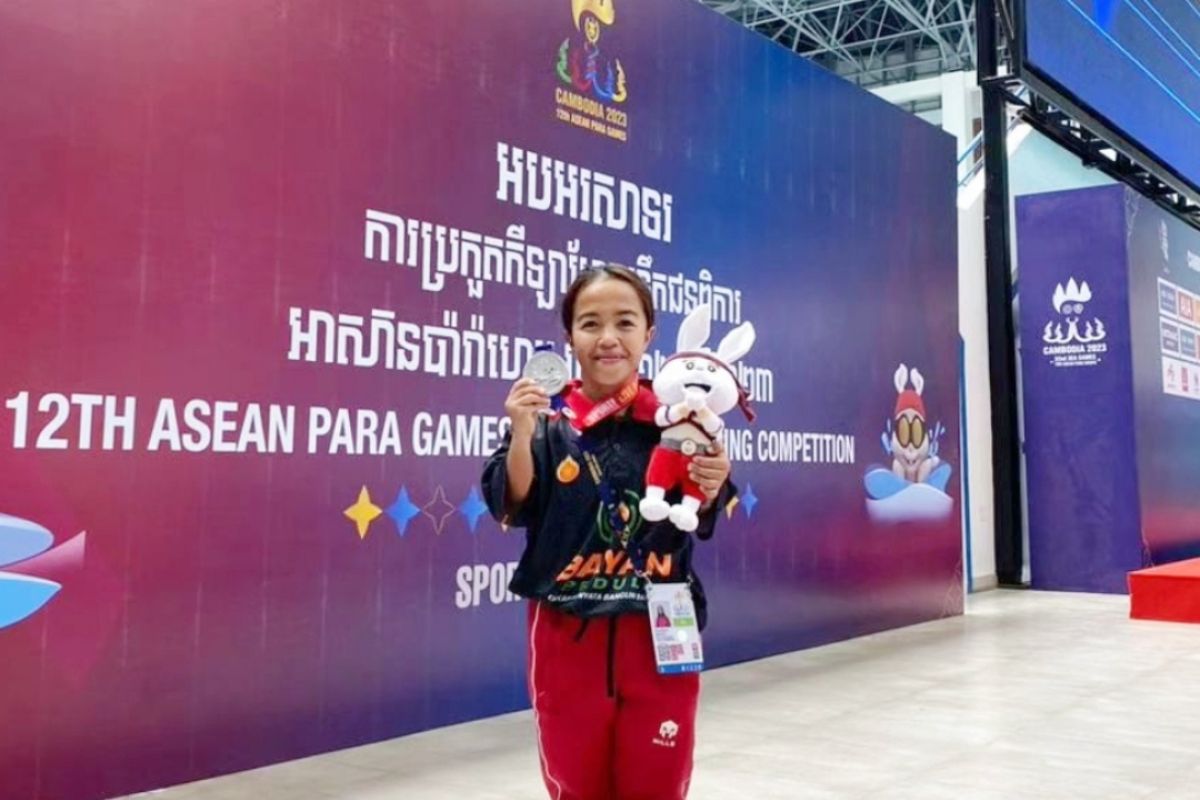 Saudah harumkan nama ULM sabet medali perak ASEAN Para Games