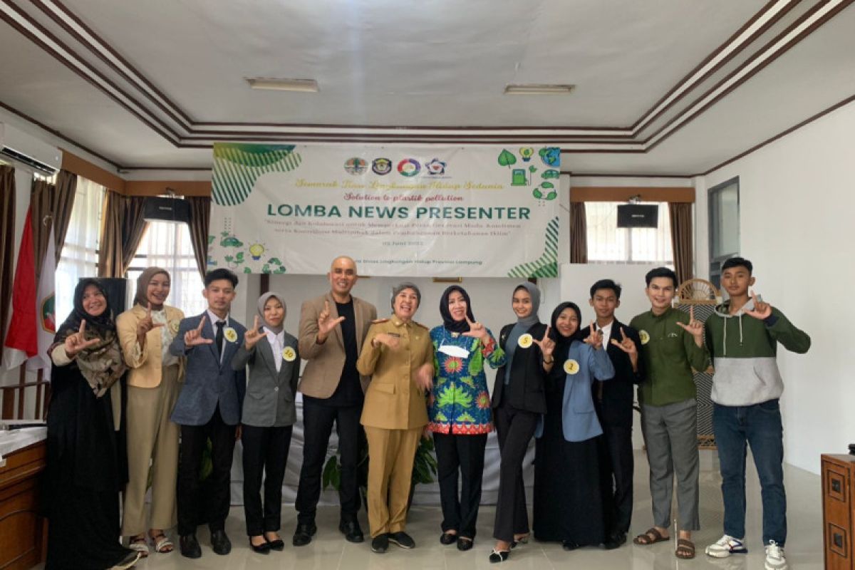 Wakili Mesuji, Melinda juara pertama lomba news presenter