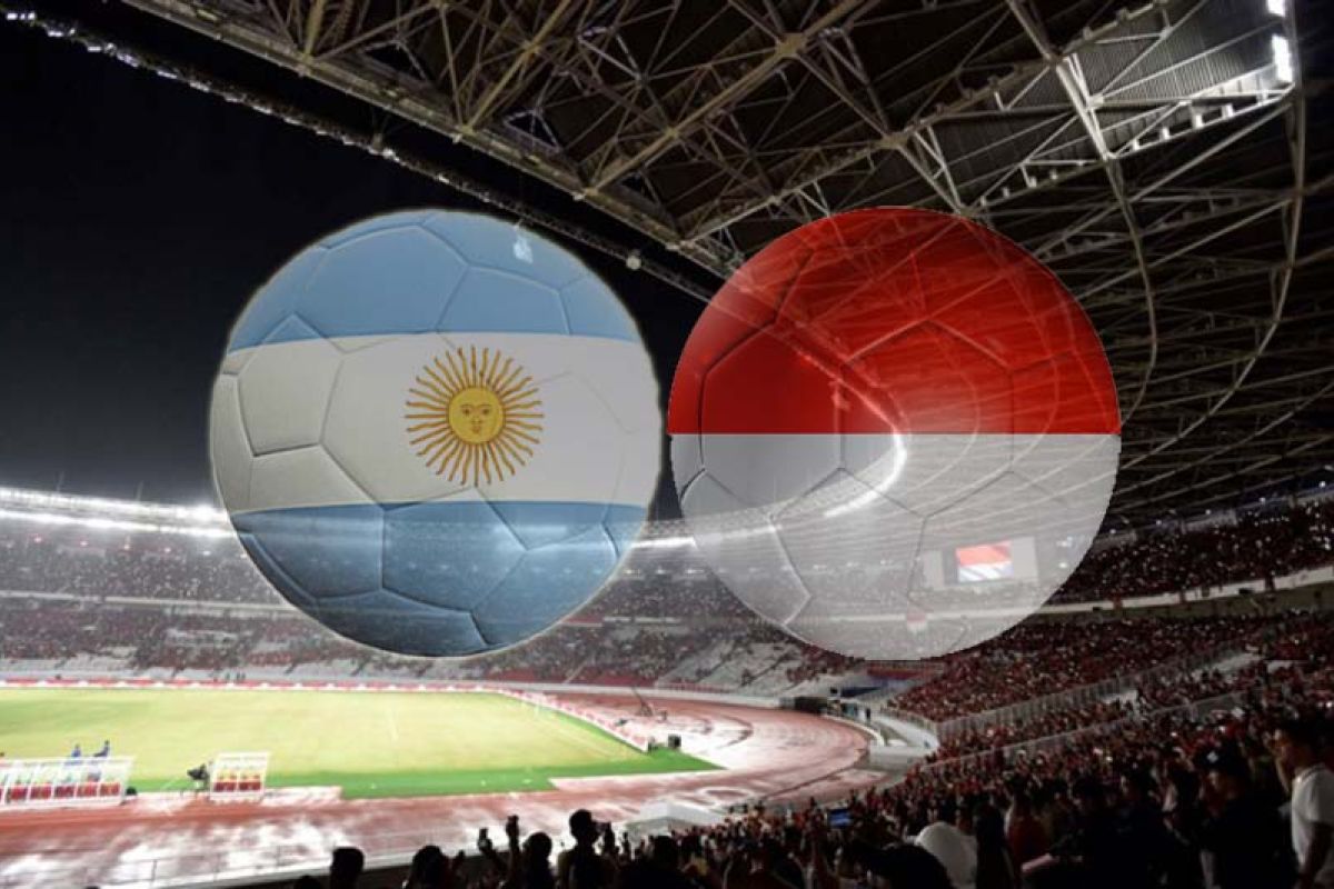 Anugerah di balik laga persahabatan Indonesia versus Argentina