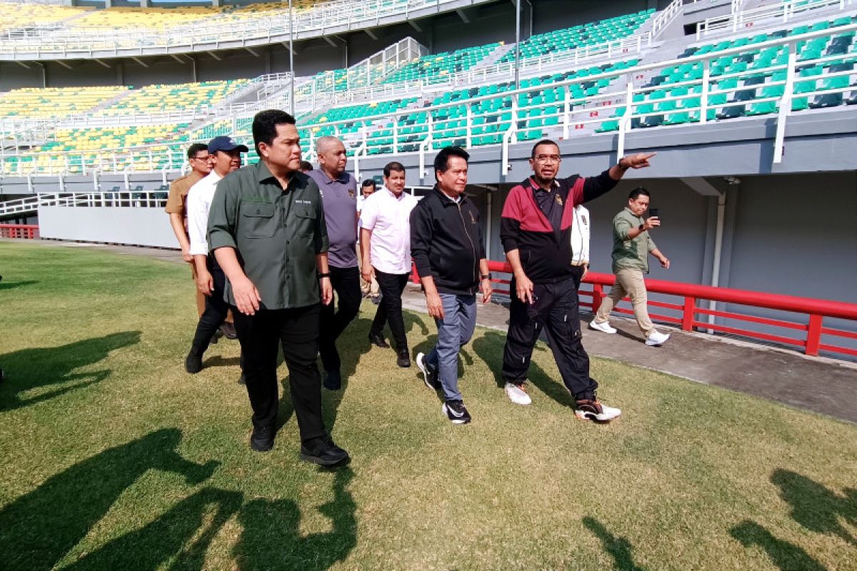 PSSI checks Gelora Bung Tomo Stadium before Indonesia-Palestine match
