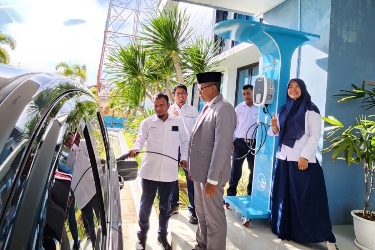 PLN tambah SPKLU dukung ekosistem kendaraan listrik di Aceh