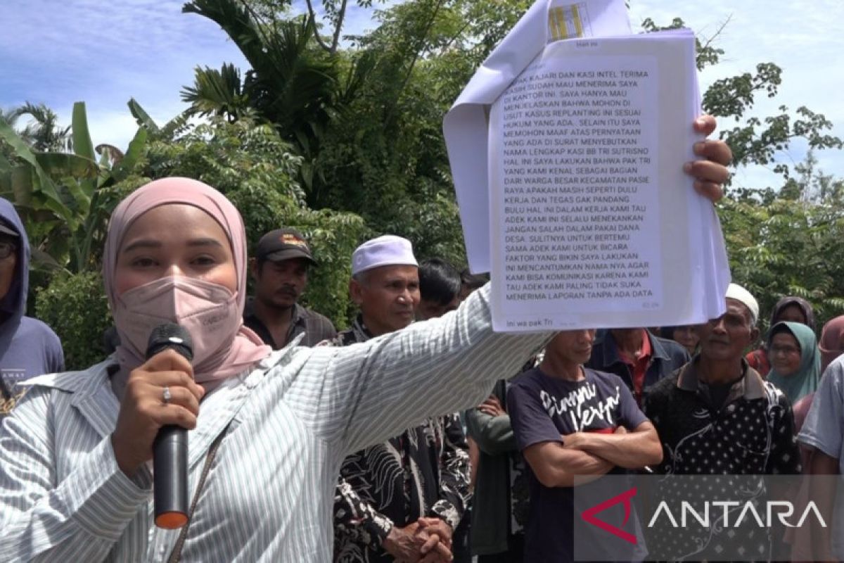 Warga Aceh Jaya tuntut kejaksaan usut tuntas kasus peremajaan sawit