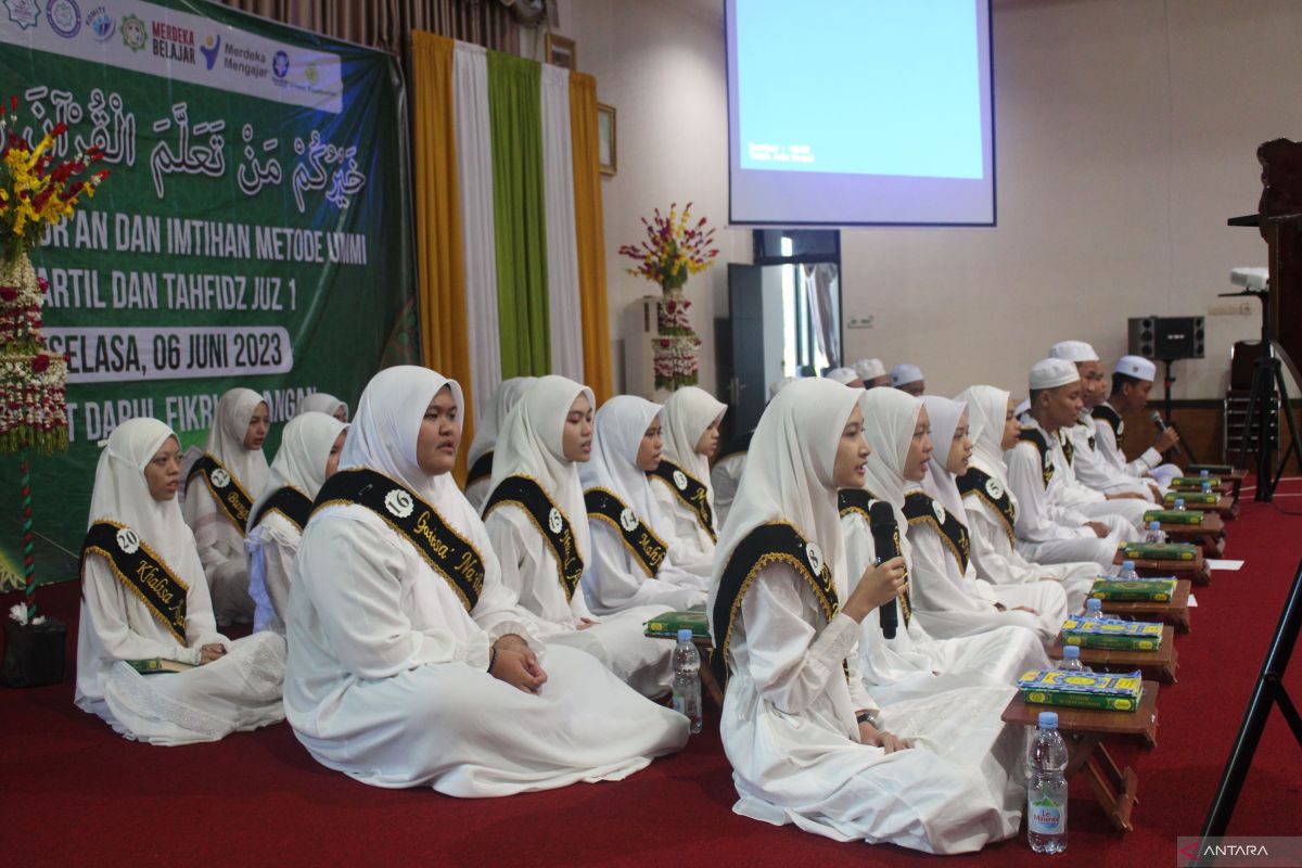 SMPIT Darul Fikri gelar khatmul Qur'an dan imtihan metode UMMI