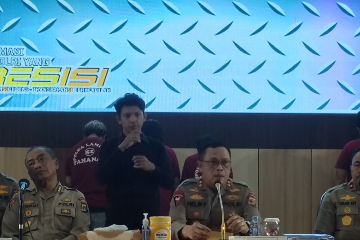 Kapolda Lampung: Lokasi penampungan korban perdagangan orang milik anggota Polri