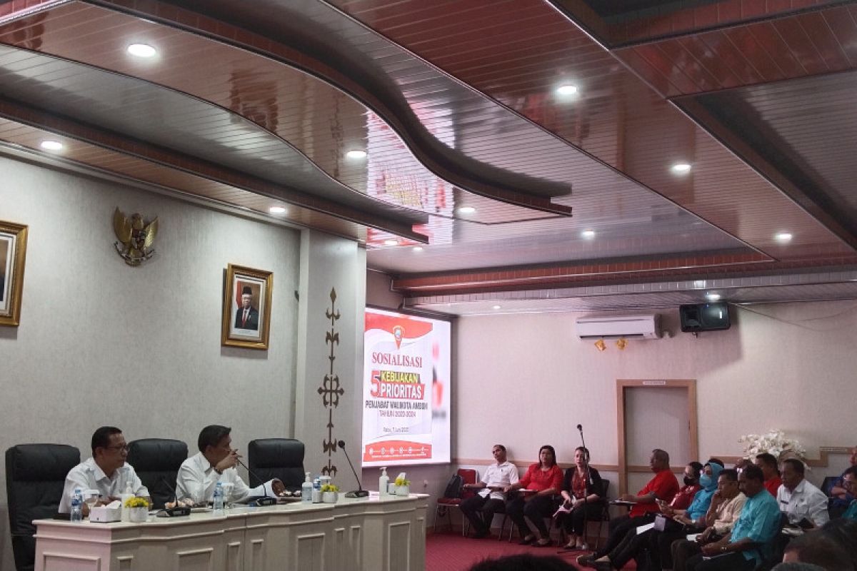 Penjabat Wali Kota Ambon paparkan lima kebijakan  prioritas