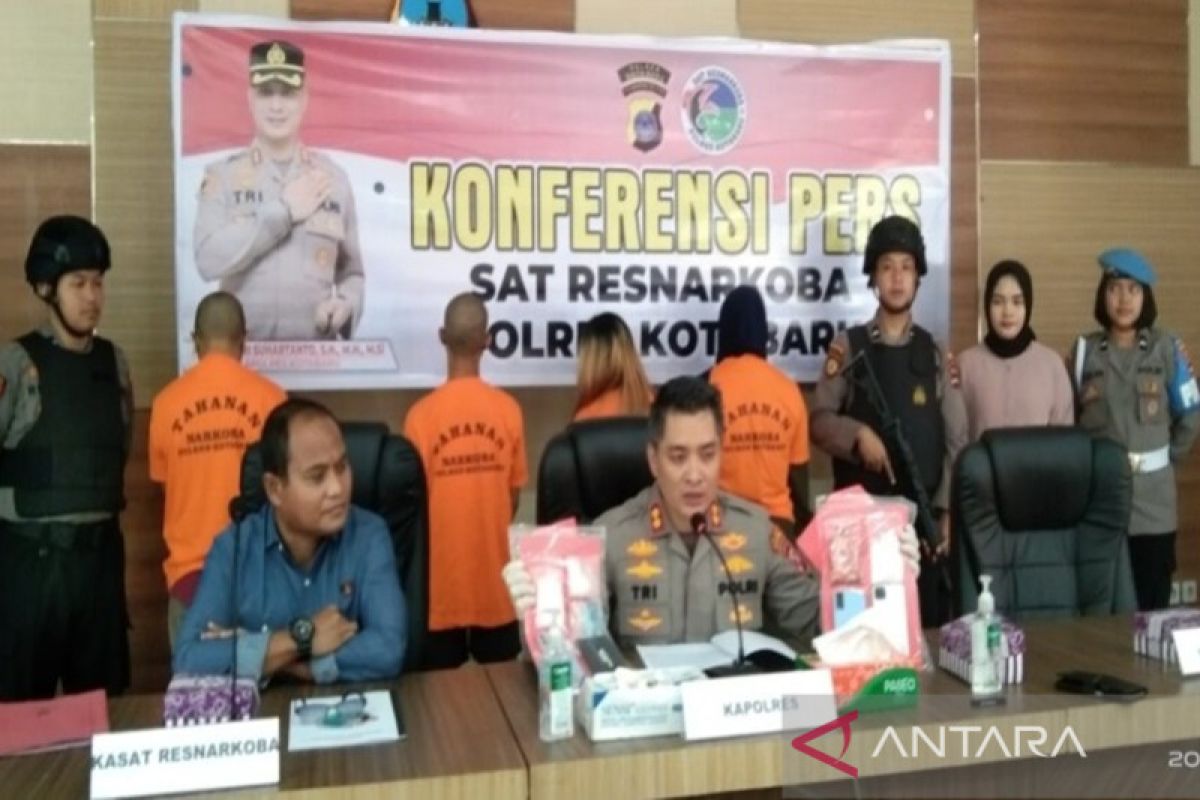 Sita 117 paket sabu, Polres Kotabaru gulung sindikat narkoba