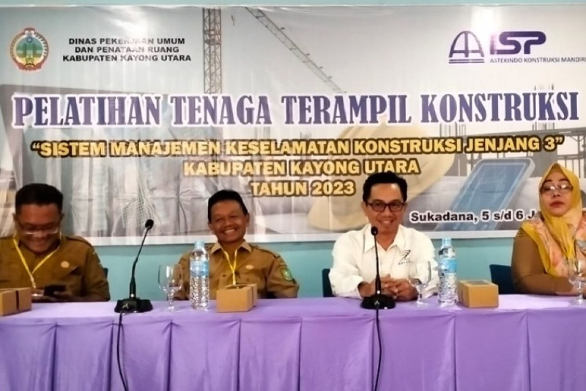 Dinas PUPR Kayong Utara bersama P3SM gelar pelatihan