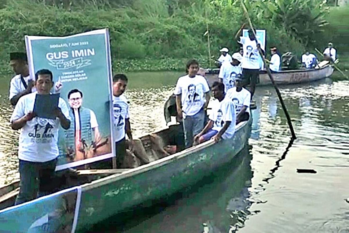 Puluhan nelayan Sidoarjo deklarasikan Muhaimin Iskandar sebagai capres