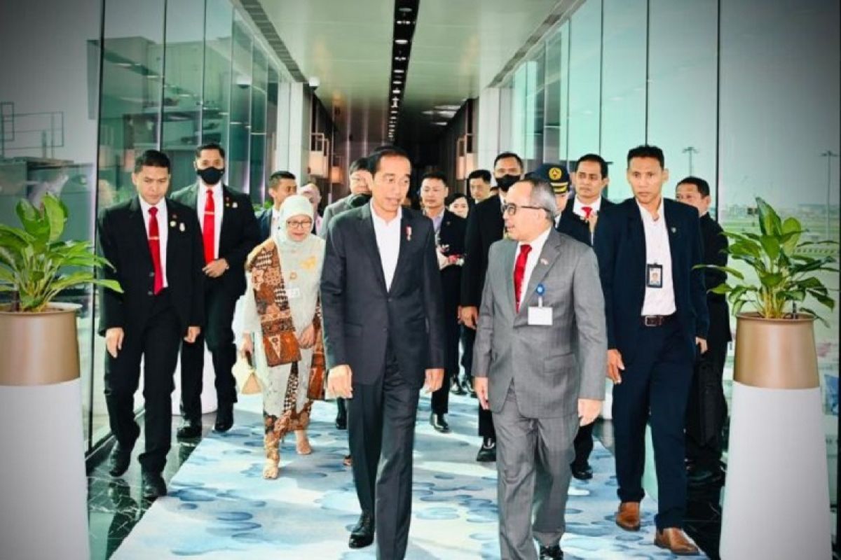 Presiden Jokowi tiba di Singapura untuk jadi pembicara di Ecosperity Week