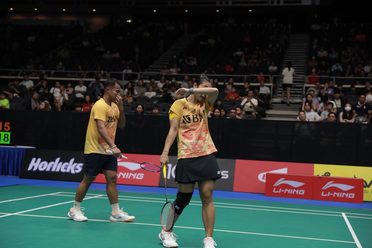 Rehan/Lisa tersingkir pada babak pertama Japan Open 2023