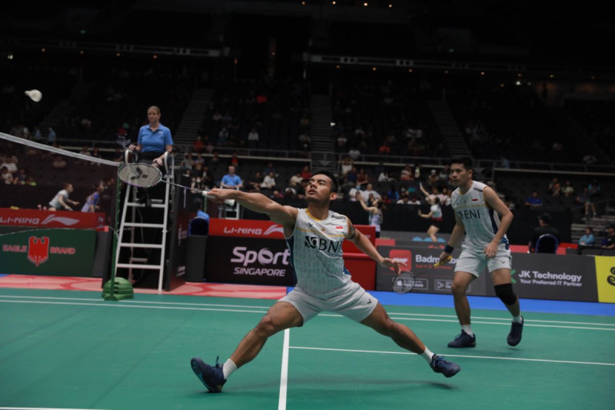 Permainan netting jadi penyelamat Pram/Yere pada laga awal Singapore Open