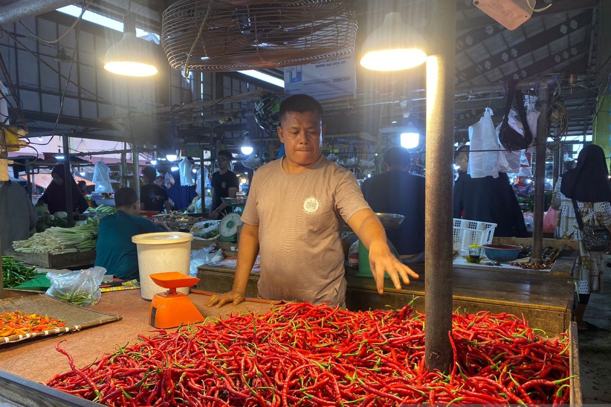 Harga cabai merah keriting naik Rp4.000 per kilogram di Jambi