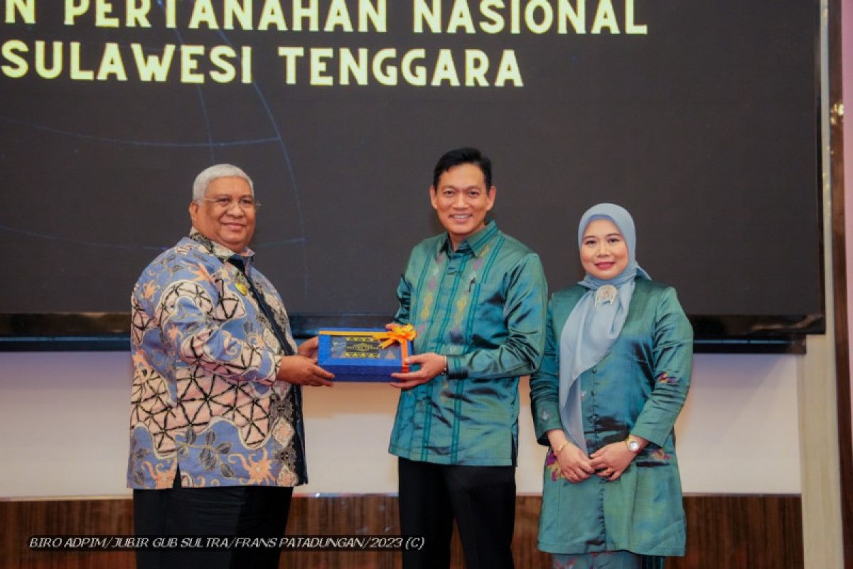 Gubernur Ali Mazi berharap BPN Sulawesi Tenggara sinergi wujudkan pembangunan