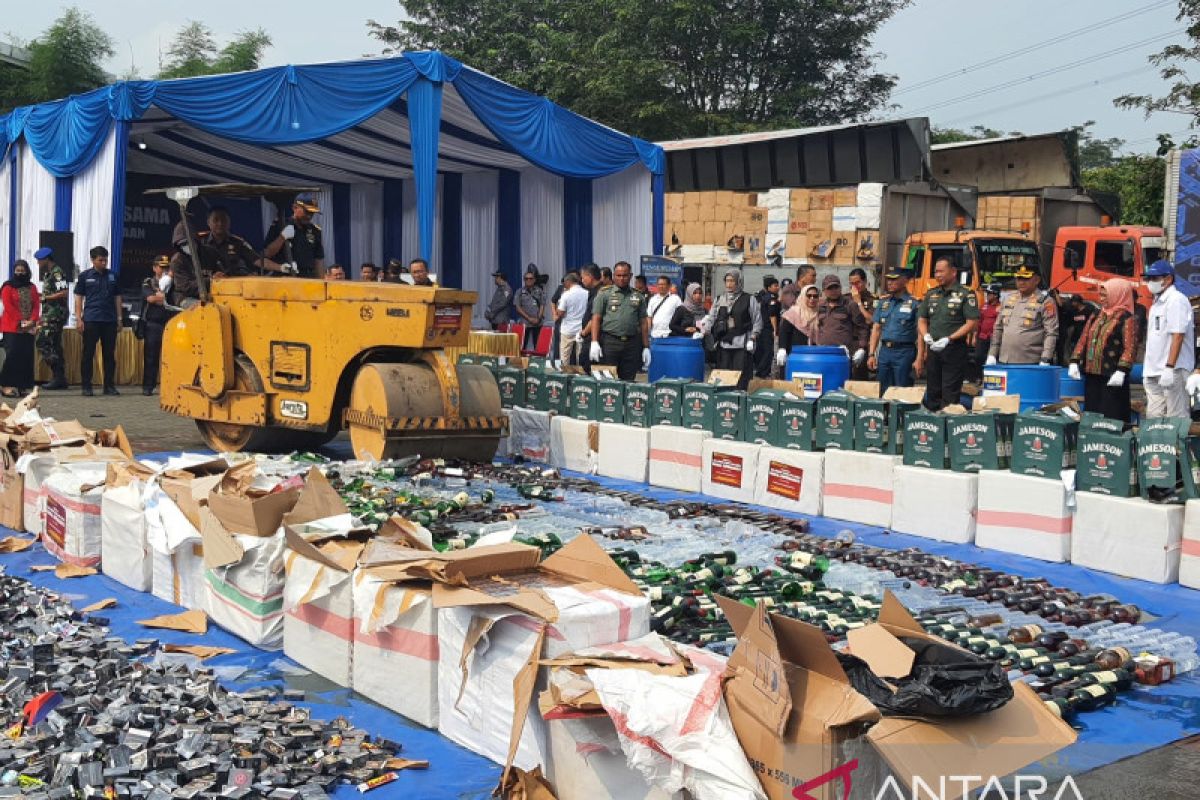 Bea Cukai Banten musnahkan ribuan barang sitaan senilai Rp48 miliar