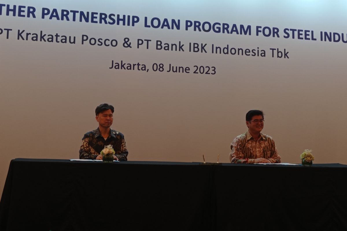 Bank IBK Indonesia kerja sama penyaluran kredit dengan Krakatau Posco