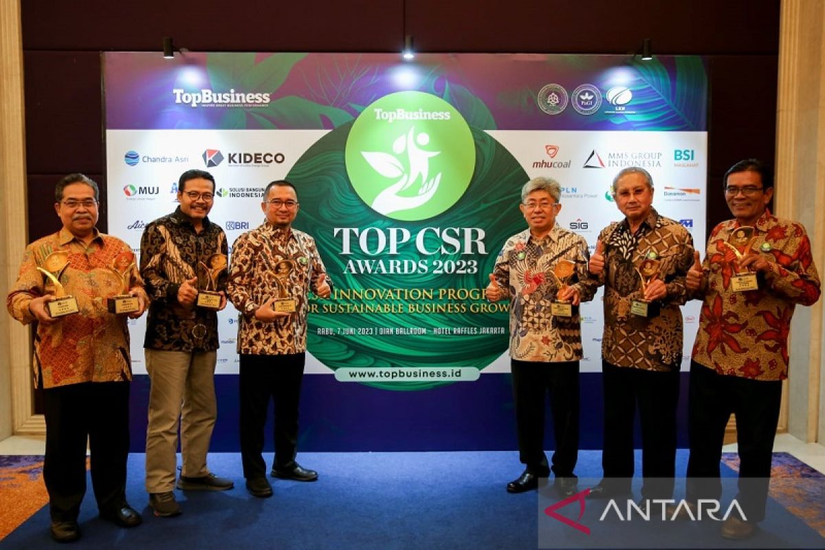 Tujuh unit usaha APP Sinar Mas raih level tinggi Top CSR Award 2023