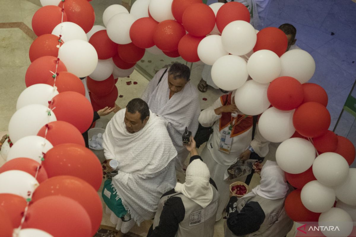 Rombongan terakhir calon haji dari Indonesia sudah tiba di Tanah Suci
