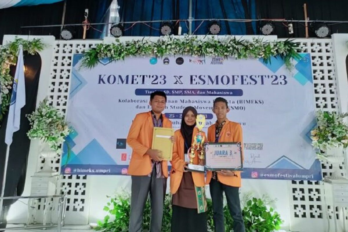 Mahasiswa FKIP Unja juara 3 lomba karya tulis ilmiah nasional Komet