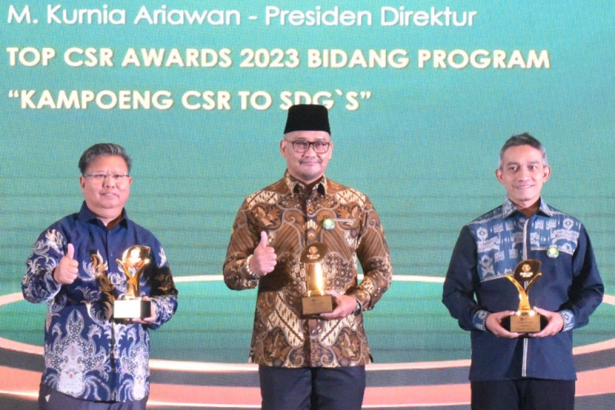 Kideco Kembali Raih Penghargaan TOP CSR AWARD 2023