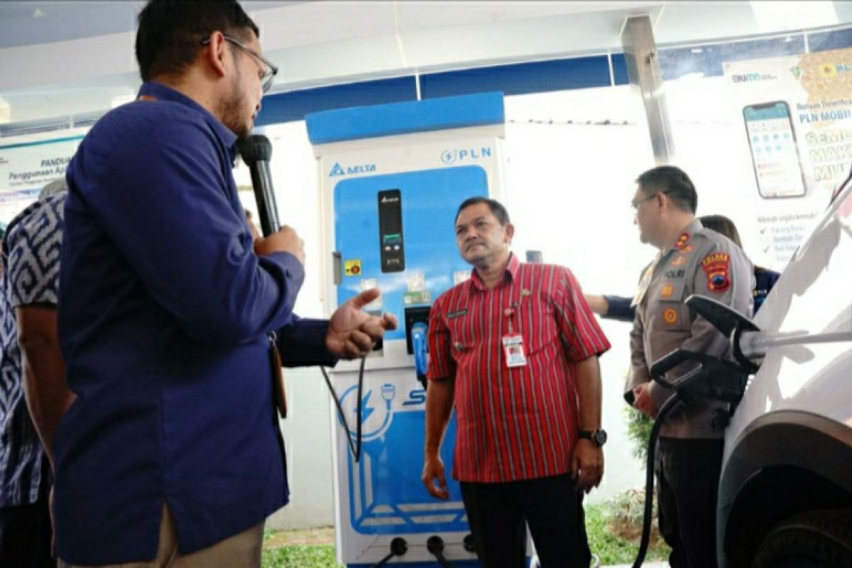PLN dirikan SPKLU ke-30 di Jateng dan DIY