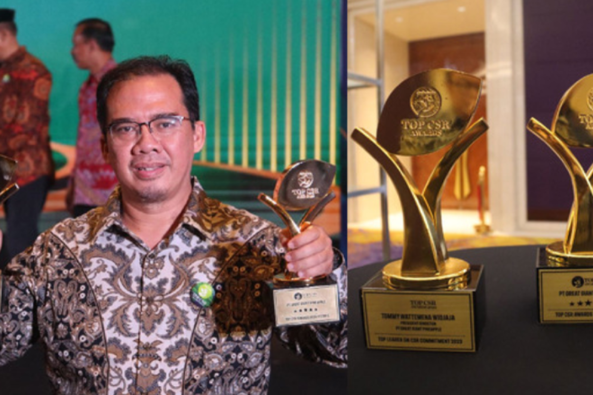 PT GGP raih penghargaan pada ajang TOP CSR Award 2023