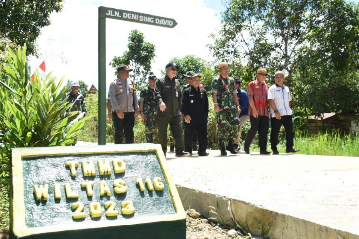 TMMD di perbatasan RI-Malaysia berhasil buka demplot kebun kakao