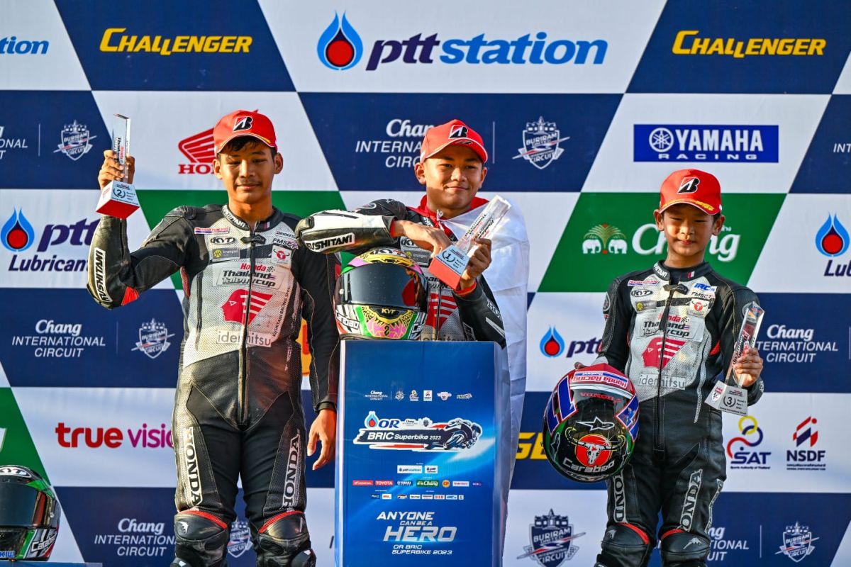 Pebalap Astra Honda raih double podium TTC 2023