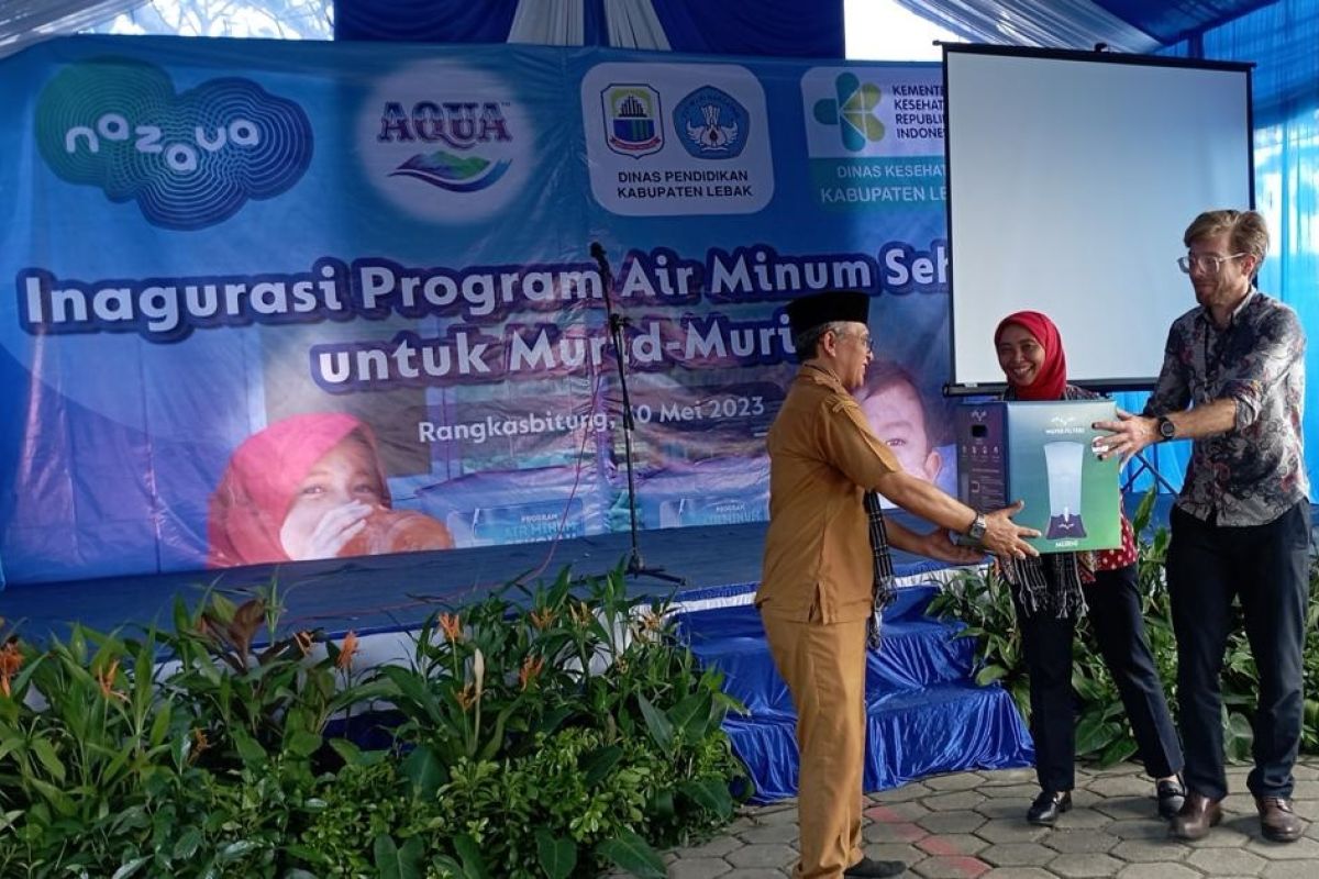 Danone-AQUA dan Nazava Berkolaborasi Perkuat Komitmen Tingkatkan Akses Air Minum di Sekolah