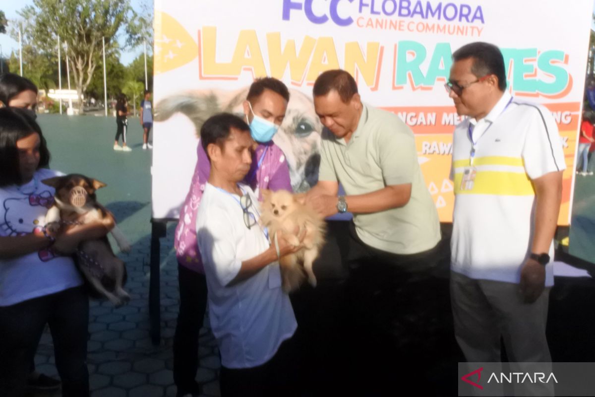 Komunitas pencinta anjing di Kupang gelar vaksinasi antirabies