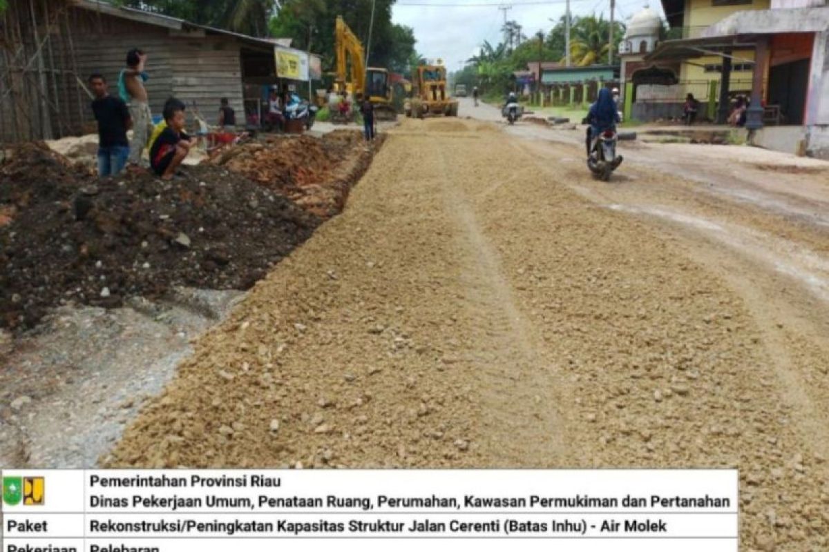 Pemprov Riau alokasikan Rp87,4 miliar perbaiki jalan rusak di Inhu