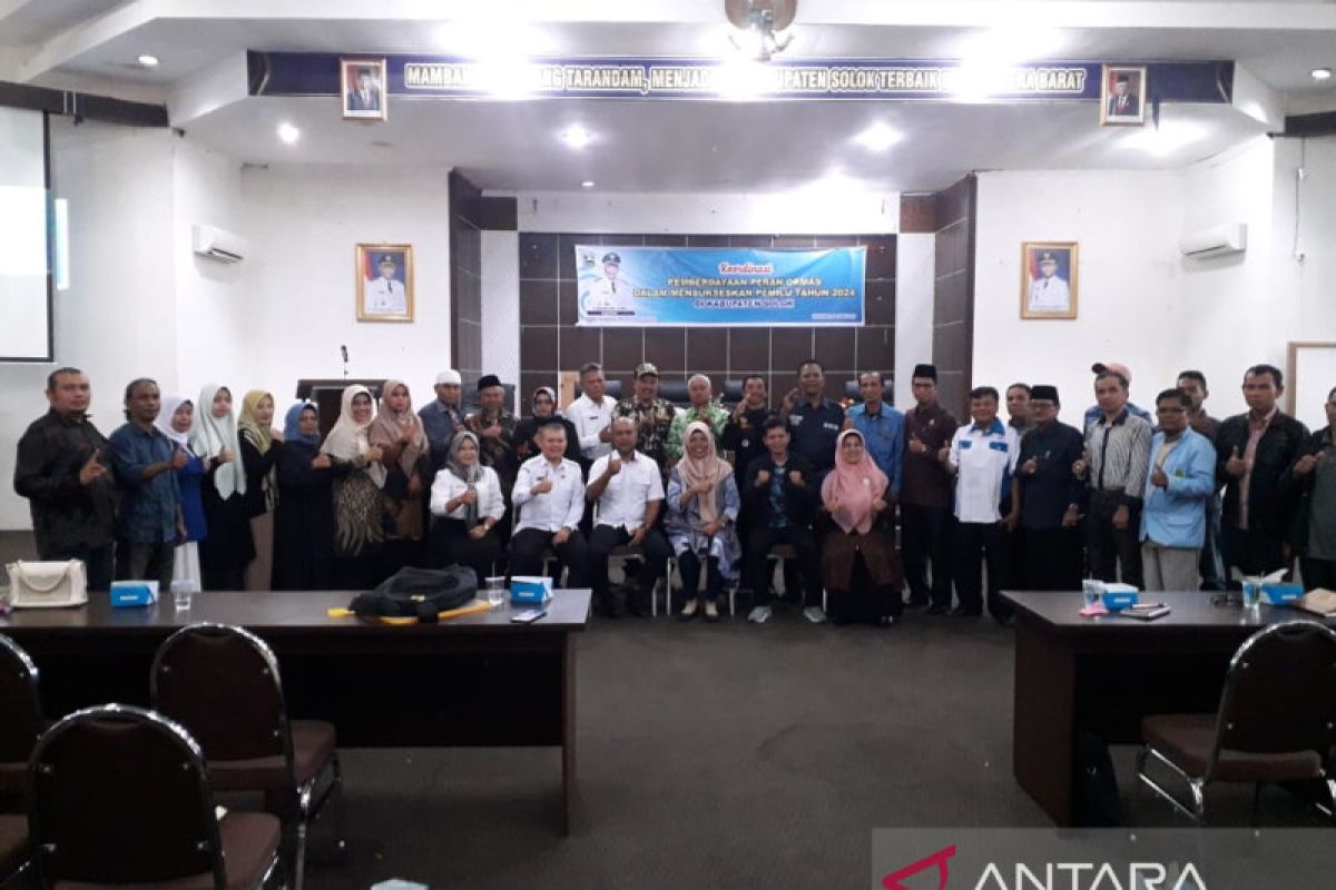 Kesbangpol Kabupaten Solok ajak ormas dukung sukseskan pemilu 2024