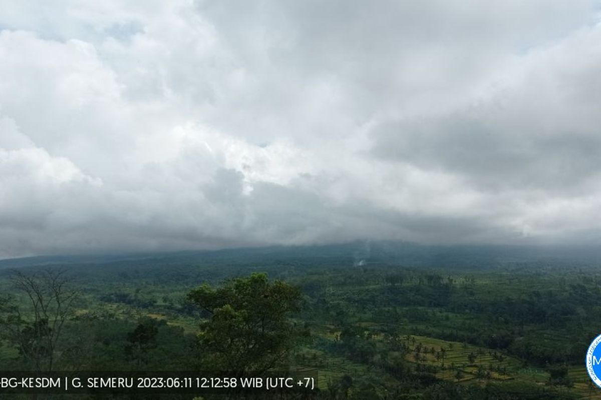 Aktivitas Gunung Semeru masih didominasi gempa letusan dan guguran