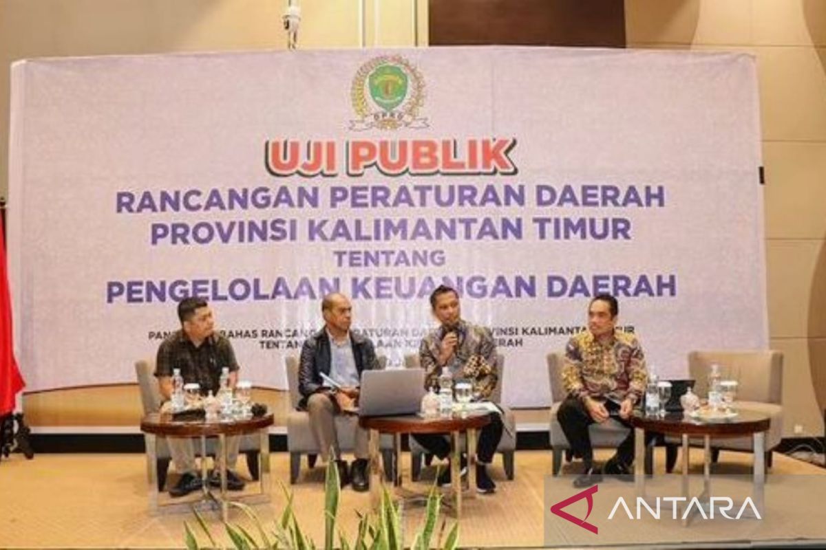 DPRD Kaltim uji publik Raperda Pengelolaan Keuangan Daerah