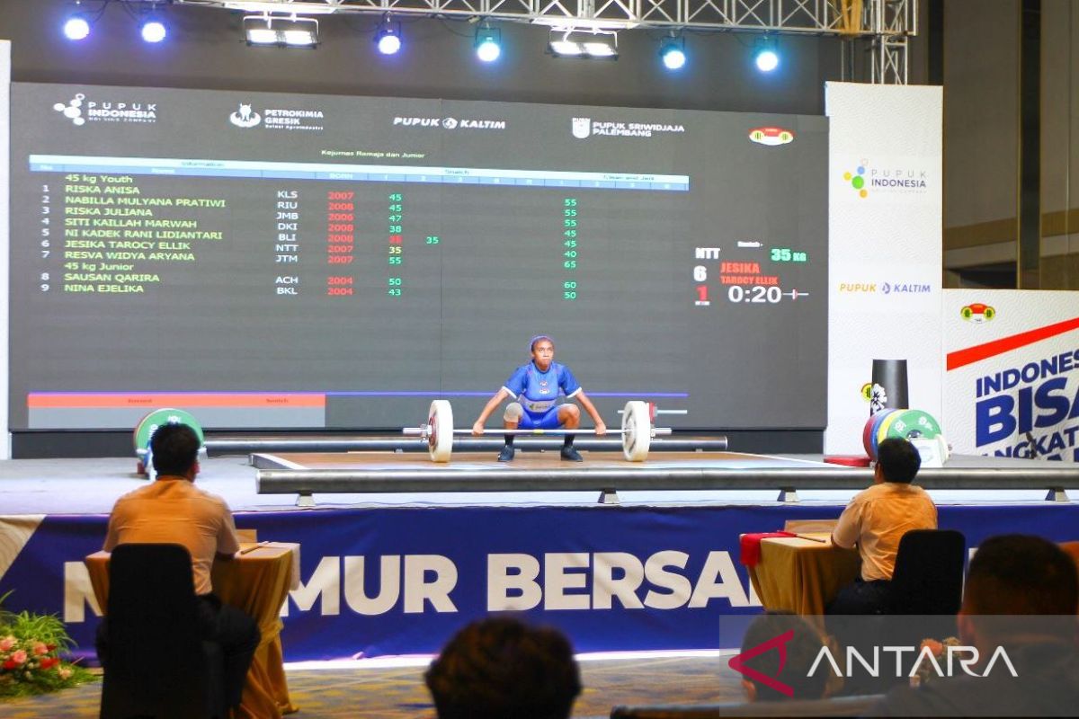 Pupuk Kaltim dukung Kejurnas Angkat Besi Pupuk Indonesia 2023