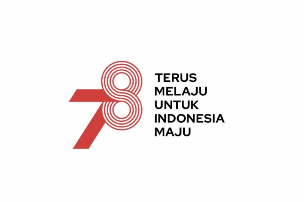 Logo dan slogan HUT ke-78 Kemerdekaan RI disosialisasikan