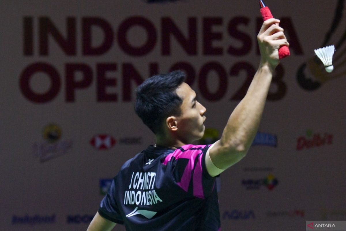 Jonatan Christie hentikan langkah wakil Jepang di babak pertama Indonesia Open