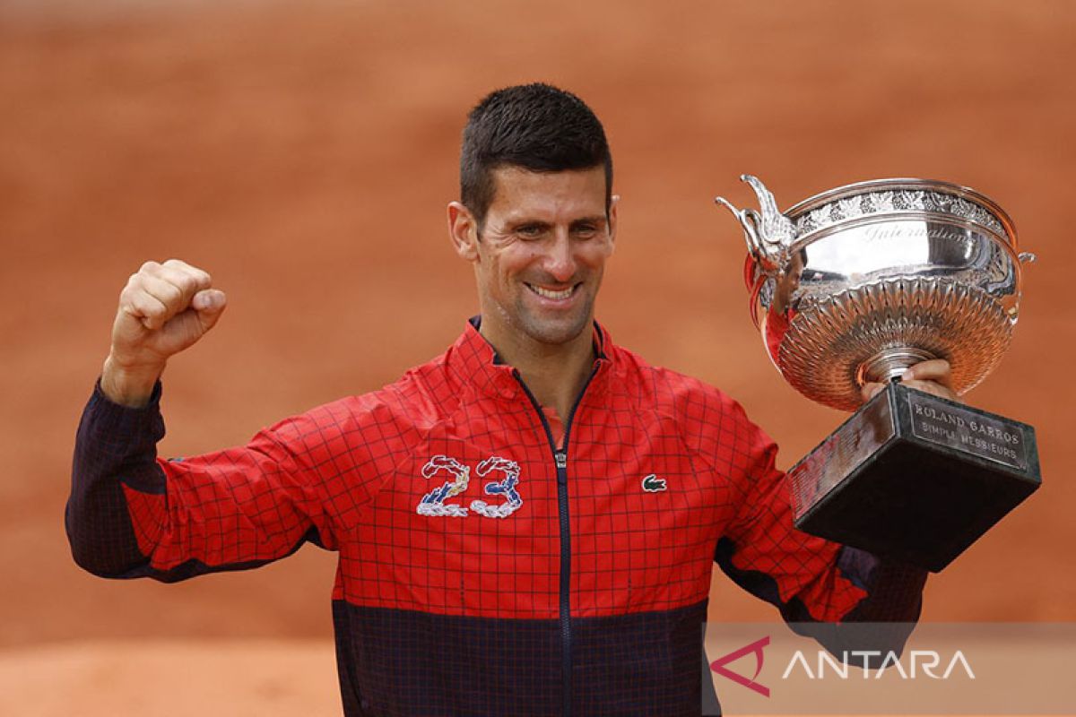 Djokovic mencatatkan rekor Grand Slam ke-23 dengan gelar French Open